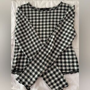 Forever 21 long sleeve crop top